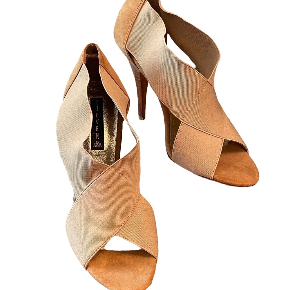 Steve Madden Lux High Heels, light beige, 4,5 inch heel, size 9.5